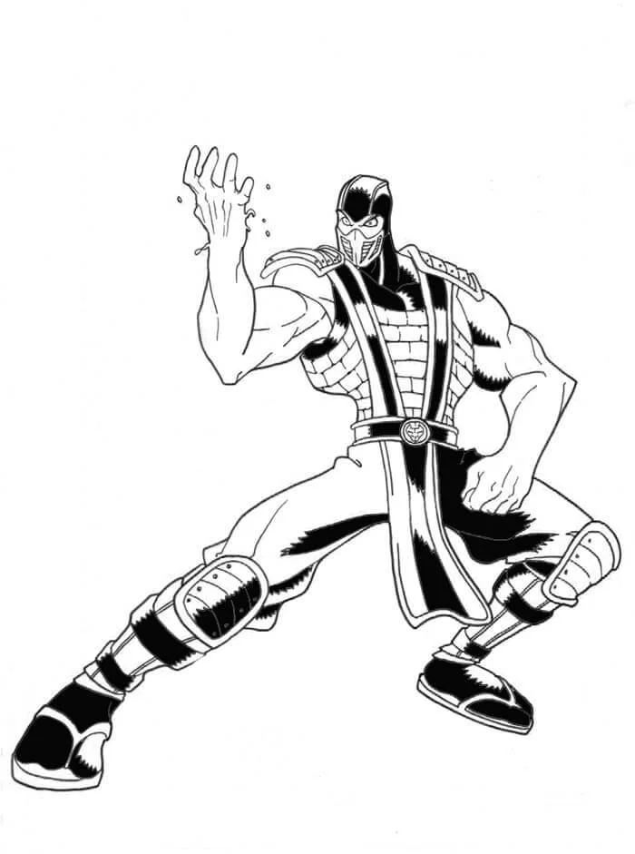 Desenhos de Mortal Kombat Para Colorir 121