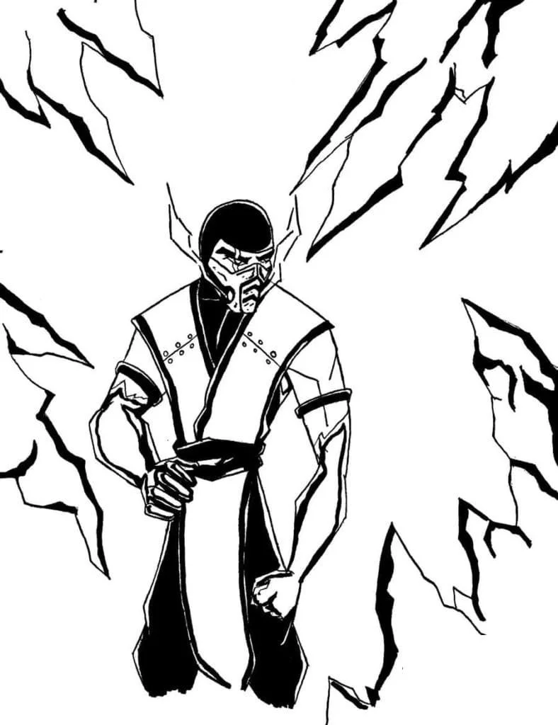 Mortal Kombat Coloring Pages 122