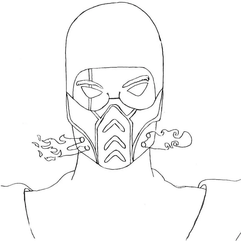 Desenhos de Mortal Kombat Para Colorir