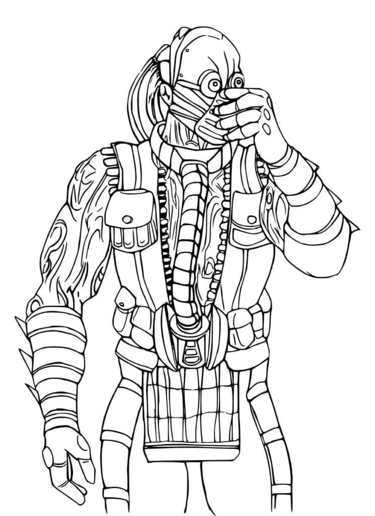 Mortal Kombat Coloring Pages 39