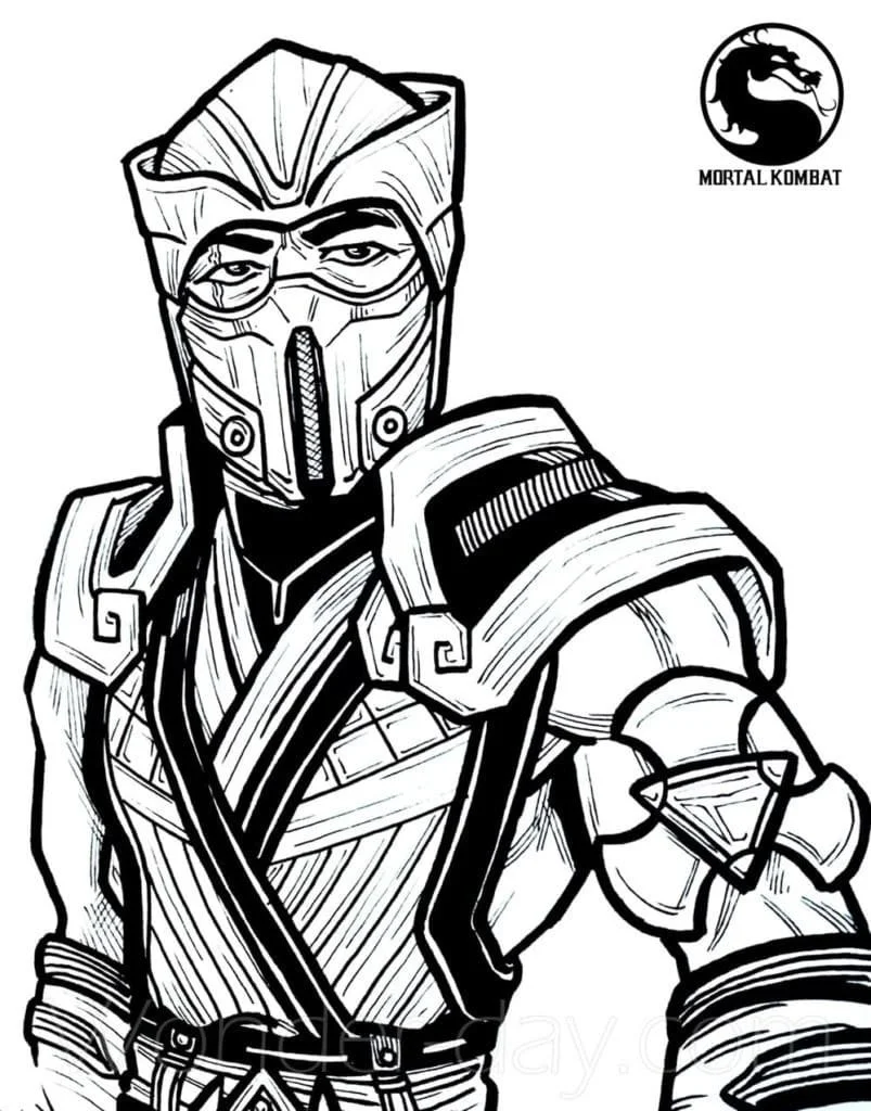 Mortal Kombat Coloring Pages 50