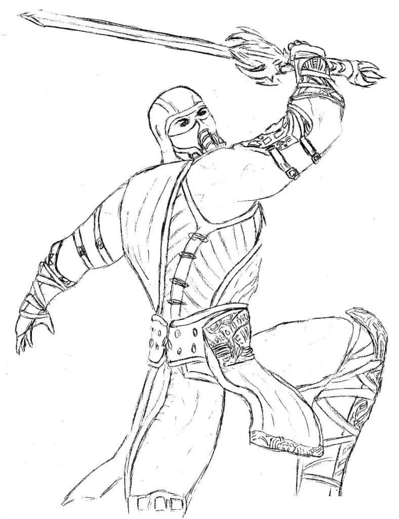 Mortal Kombat Coloring Pages 62