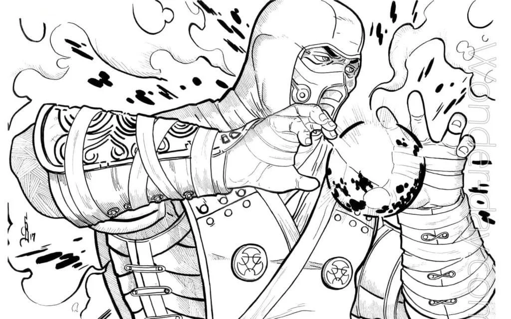 Mortal Kombat Coloring Pages 65