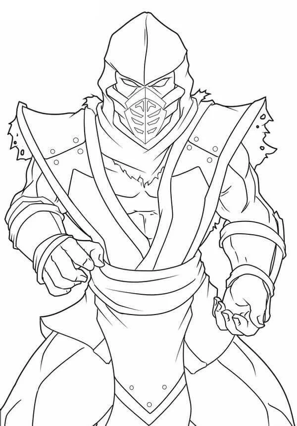 Desenhos de Mortal Kombat Para Colorir 74