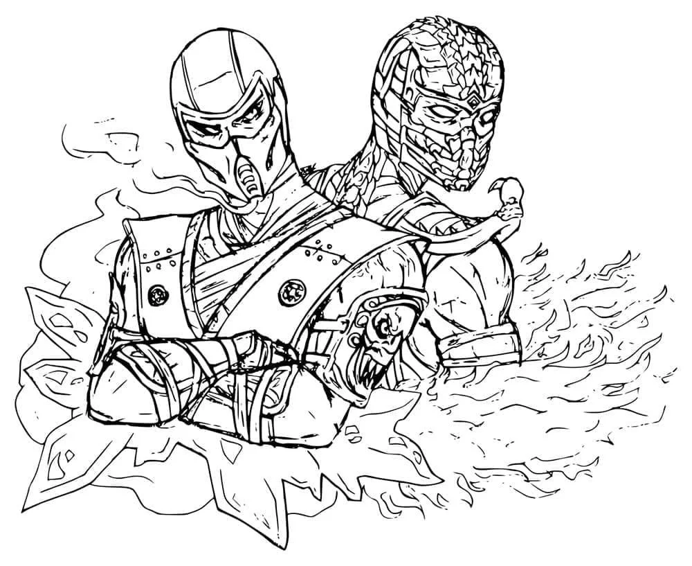 Mortal Kombat Coloring Pages 77