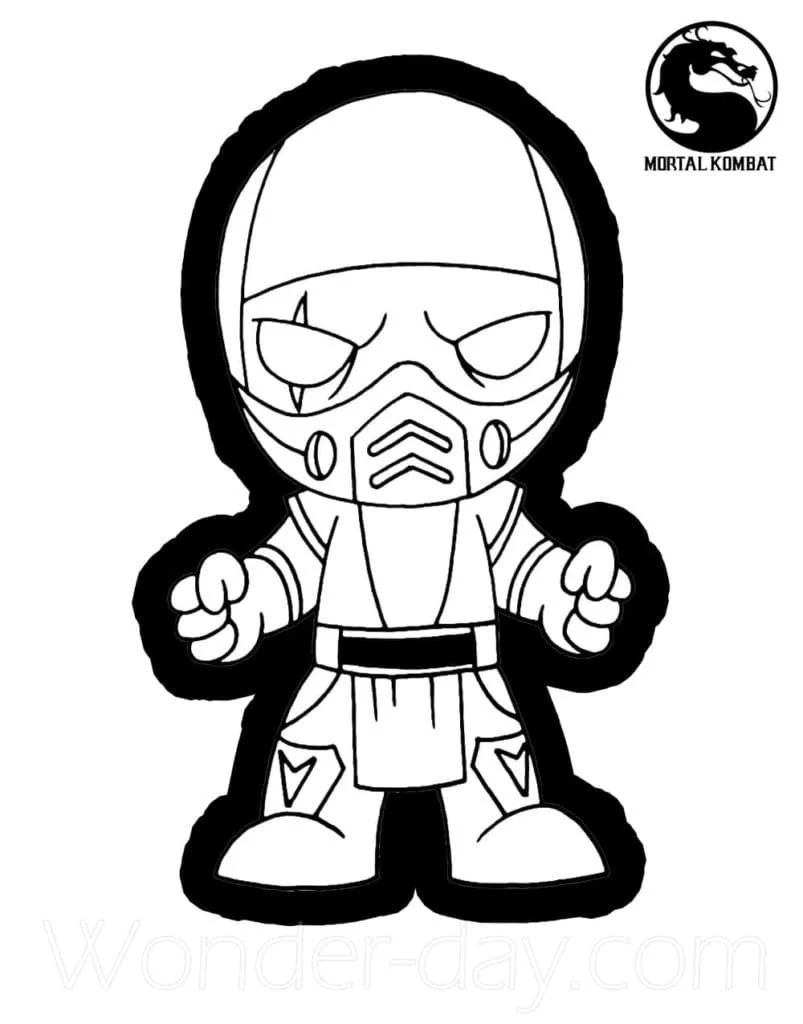 Mortal Kombat Coloring Pages 82