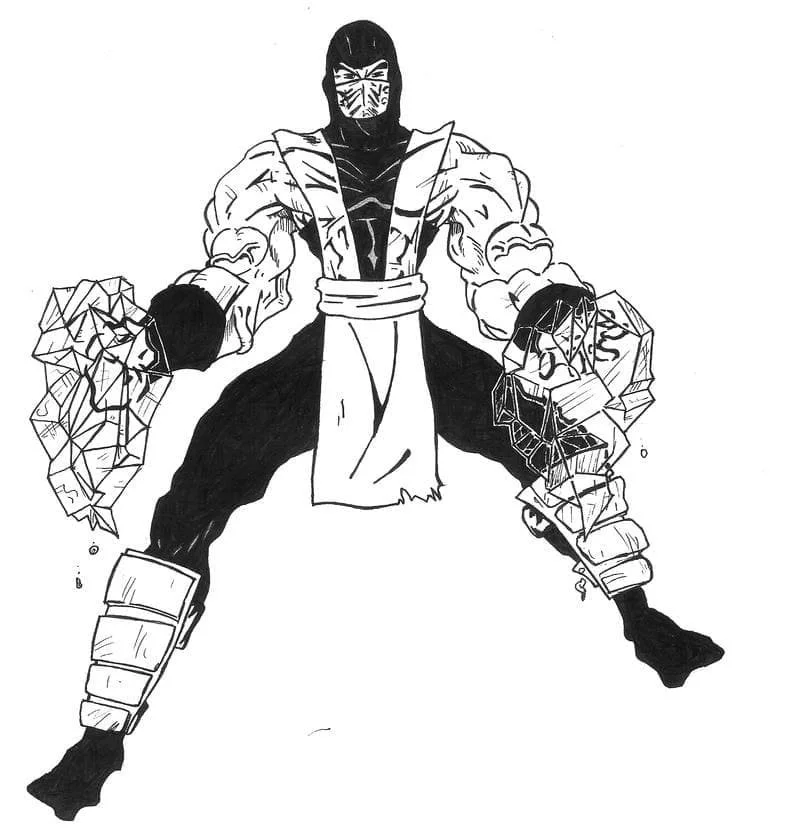 Mortal Kombat Coloring Pages 87