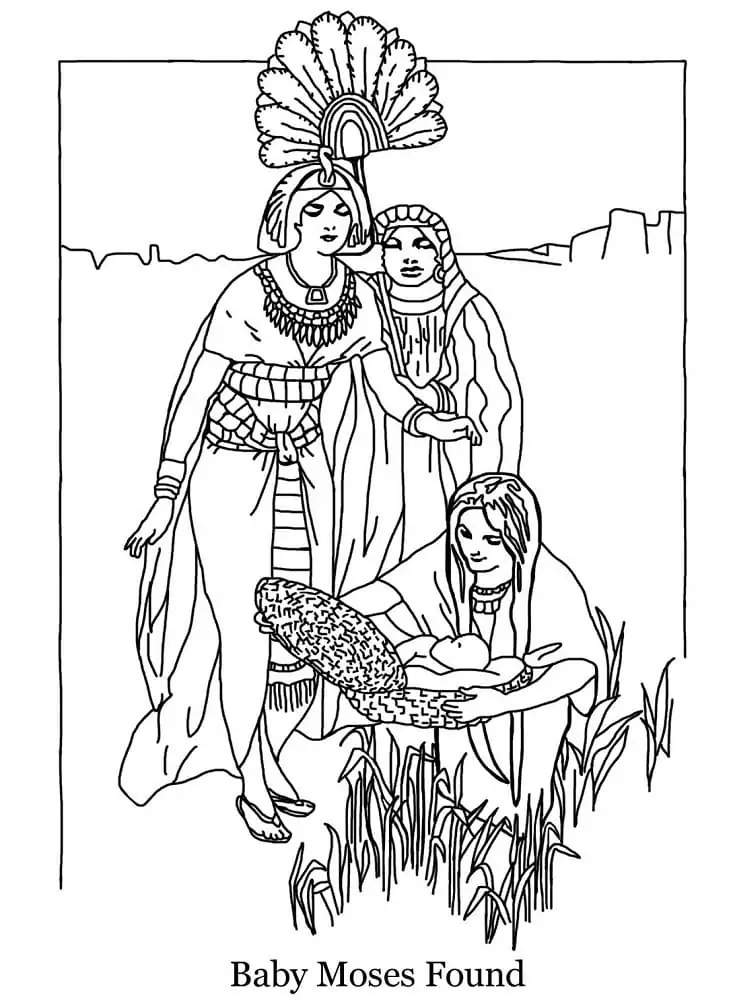 Moses Coloring Pages 24