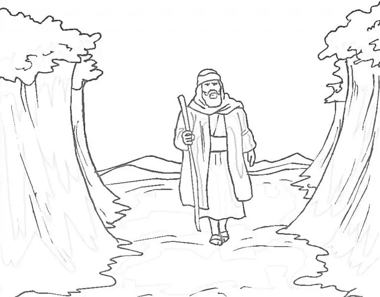 Moses Coloring Pages 49