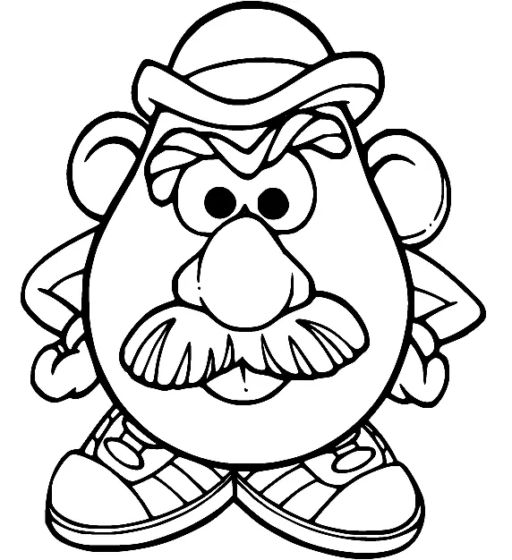 Mr Potato Head Coloring Pages 11