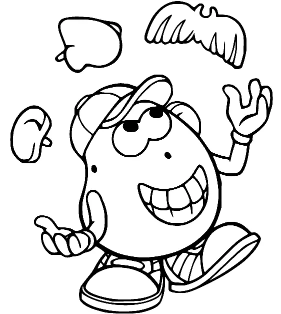 Mr Potato Head Coloring Pages 18