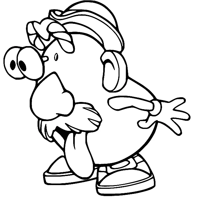 Mr Potato Head Coloring Pages 19