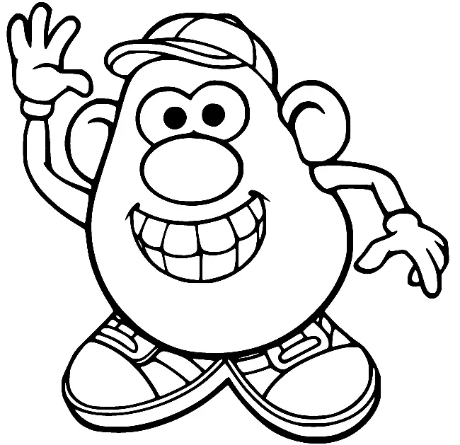 Mr Potato Head Coloring Pages 24