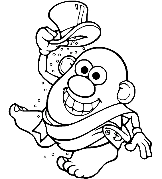 Mr Potato Head Para Colorear 27