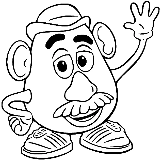 Mr Potato Head Para Colorear 28