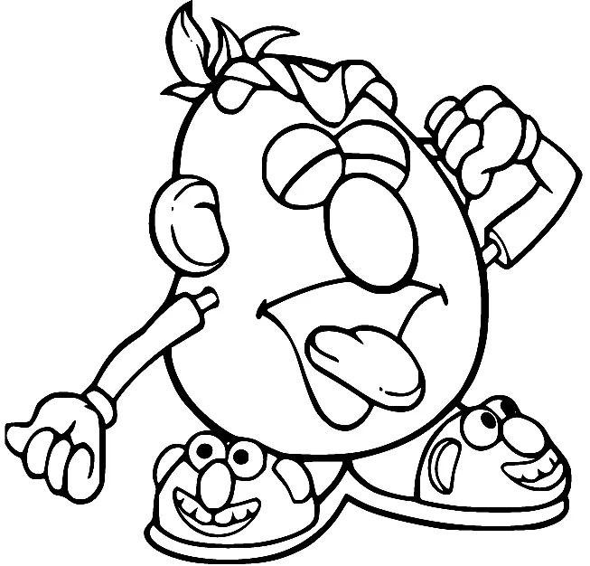 Mr Potato Head Coloring Pages 29