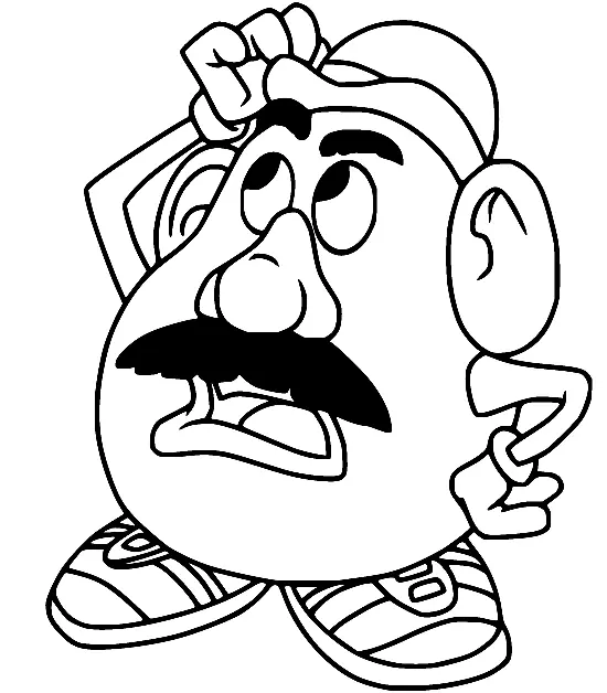 Mr Potato Head Coloring Pages 30