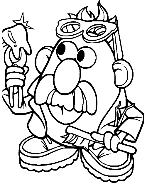 Mr Potato Head Coloring Pages 32