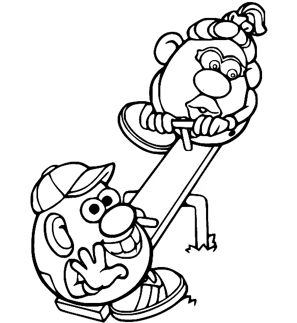 Mr Potato Head Coloring Pages 33