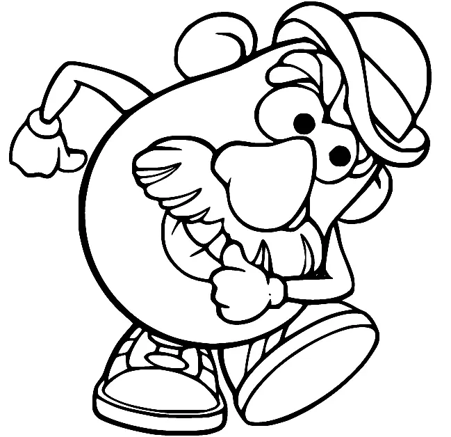 Mr Potato Head Coloring Pages 36