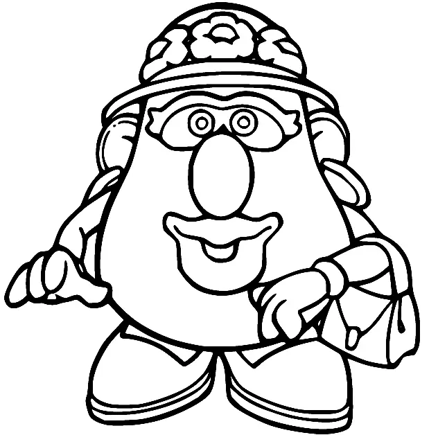 Mr Potato Head Coloring Pages 37