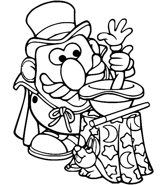 Mr Potato Head Coloring Pages 39