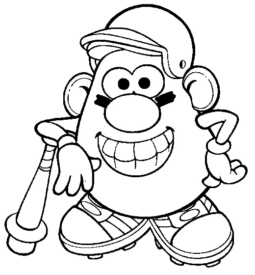 Mr Potato Head Para Colorear 41