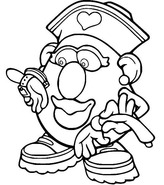 Mr Potato Head Coloring Pages 42