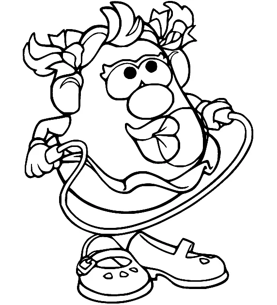 Mr Potato Head Coloring Pages 43