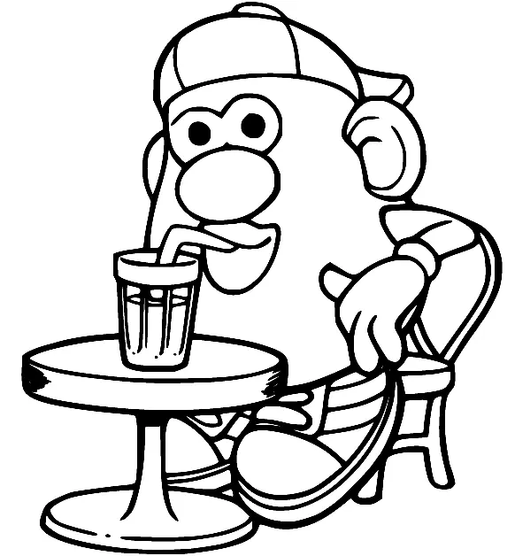 Mr Potato Head Coloring Pages 48