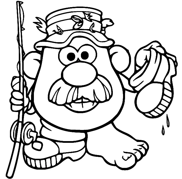 Mr Potato Head Coloring Pages 49