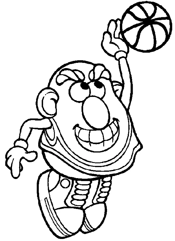 Mr Potato Head Coloring Pages 50