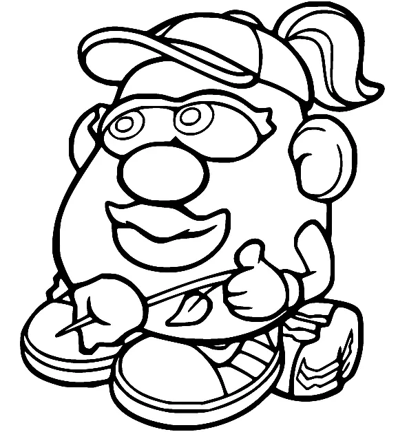 Mr Potato Head Coloring Pages 53