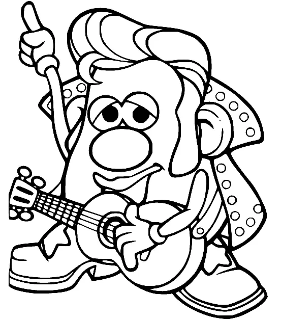 Mr Potato Head Coloring Pages 56