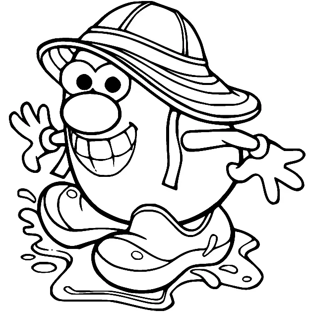 Mr Potato Head Coloring Pages 60