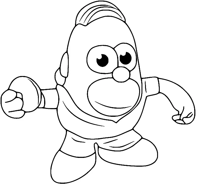 Mr Potato Head Para Colorear 61