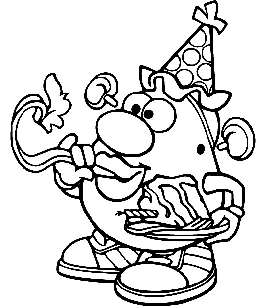 Mr Potato Head Coloring Pages 63