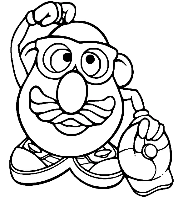 Mr Potato Head Para Colorear 64