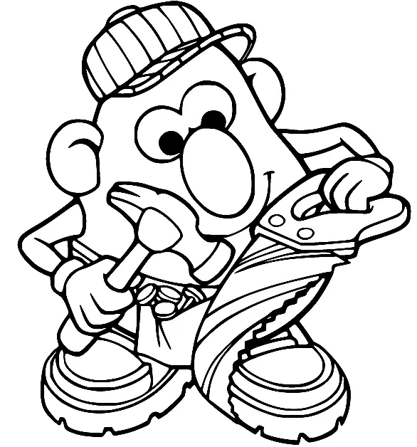 Mr Potato Head Para Colorear 65