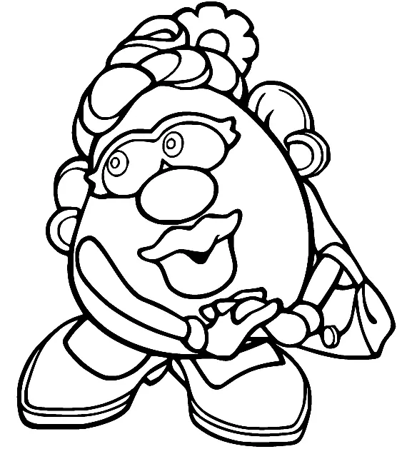 Mr Potato Head Coloring Pages 67