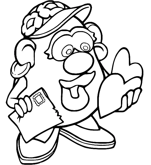 Mr Potato Head Coloring Pages 69