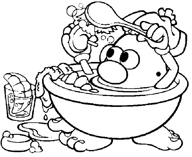 Mr Potato Head Coloring Pages 70