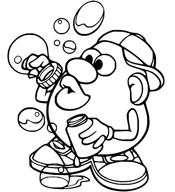 Mr Potato Head Coloring Pages 72