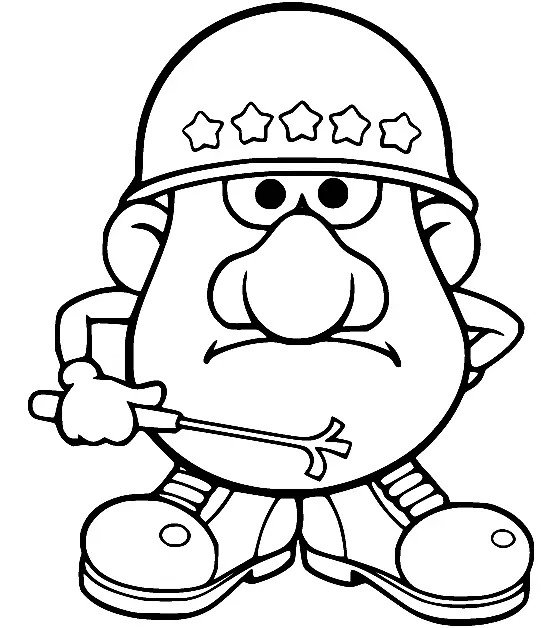 Mr Potato Head Para Colorear 75