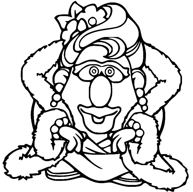 Mr Potato Head Coloring Pages 76