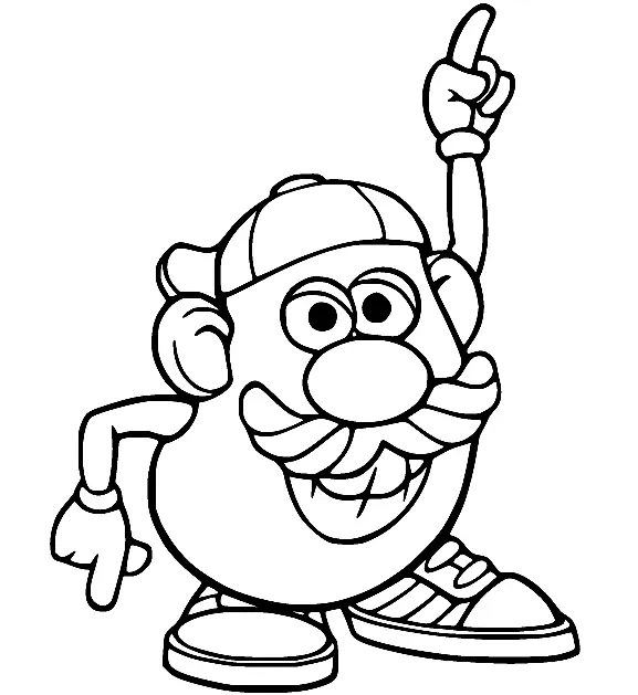 Mr Potato Head Para Colorear 77