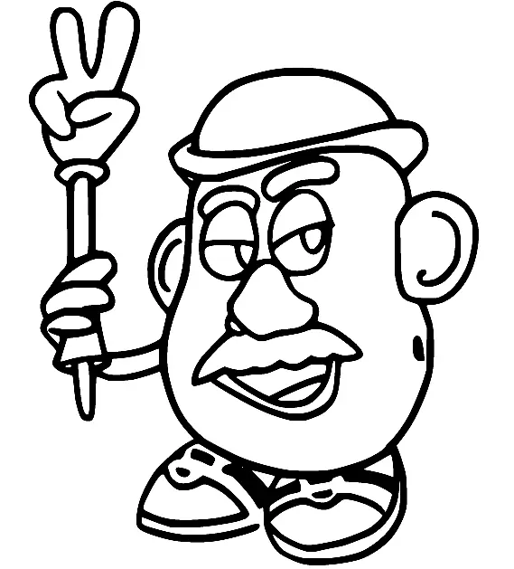 Mr Potato Head Para Colorear 78