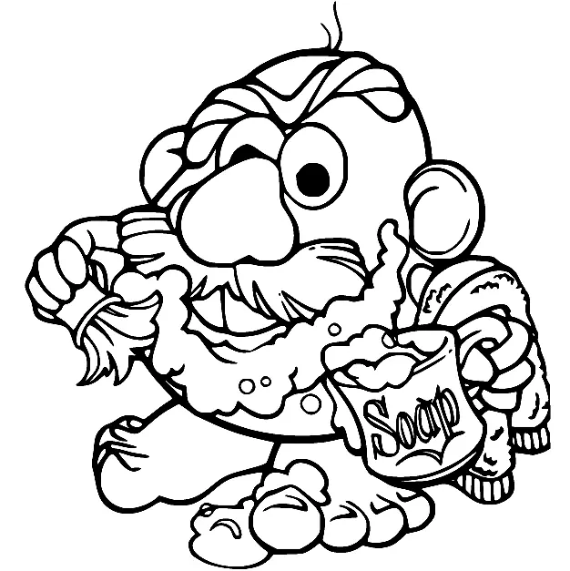 Mr Potato Head Coloring Pages 79