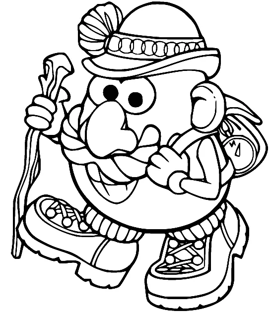 Mr Potato Head Coloring Pages 8