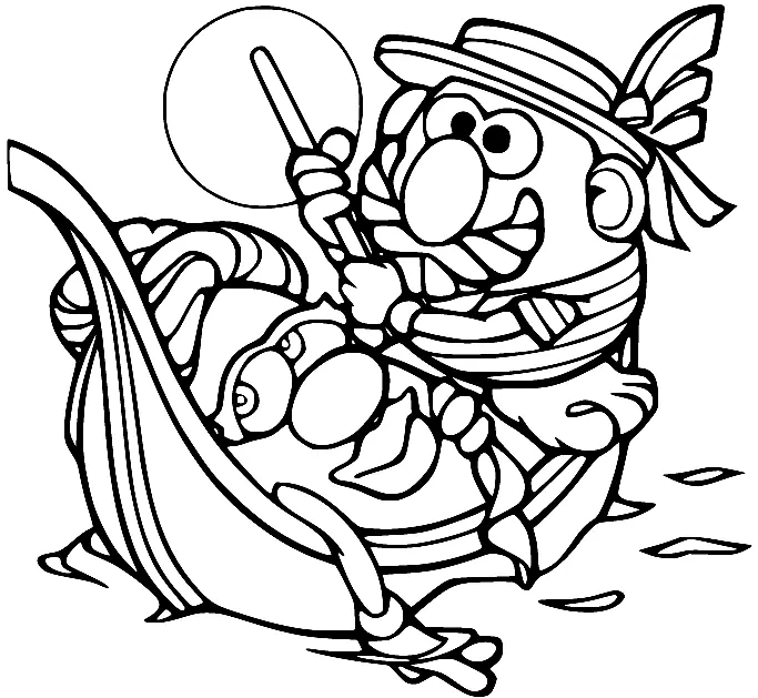 Mr Potato Head Coloring Pages 81